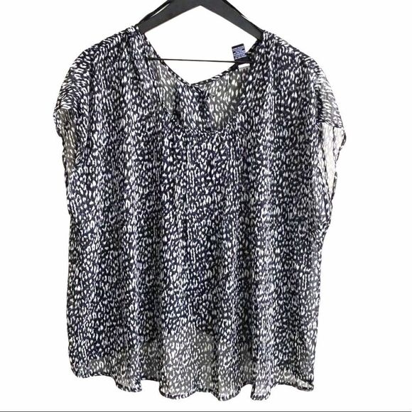 Torrid Leopard Print Open Back Top - Picture 1 of 6
